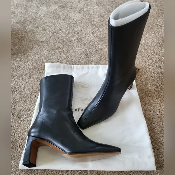 New lafayette 148 anna zipper boots 37 - Picture 8 of 14